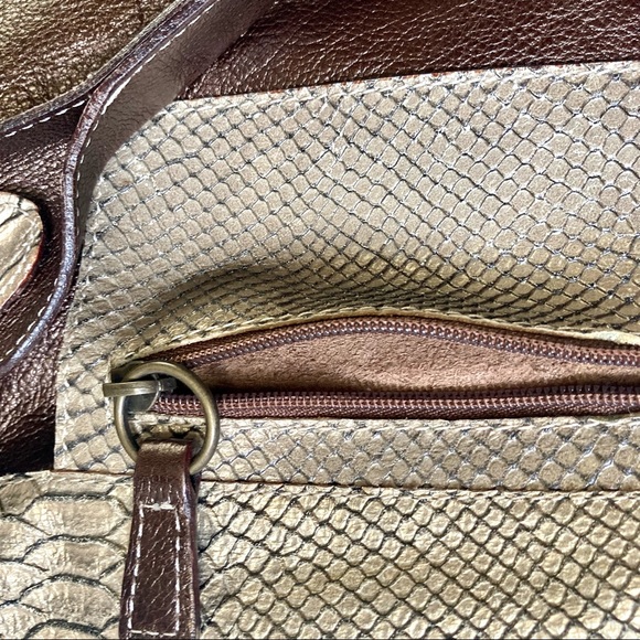 PULICATI. Fine Italian leather, extra large bag. - Picture 7 of 16
